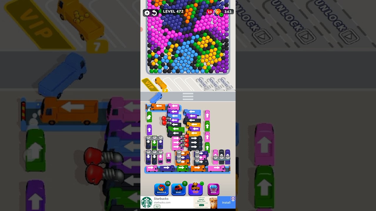 Bubble Bus 🚌: Parking Jam Puzzle Game level 472