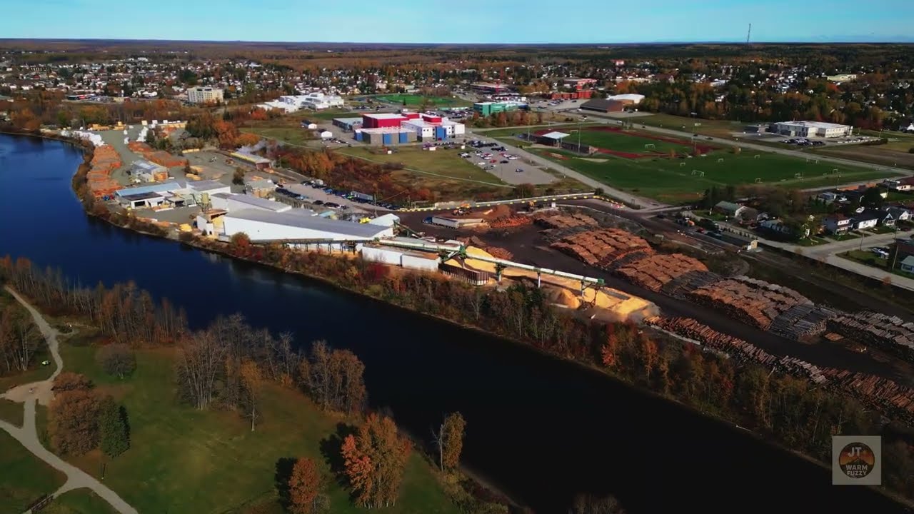 Aerial Tour of Timmins, Ontario, Canada - The City with a Heart of Gold