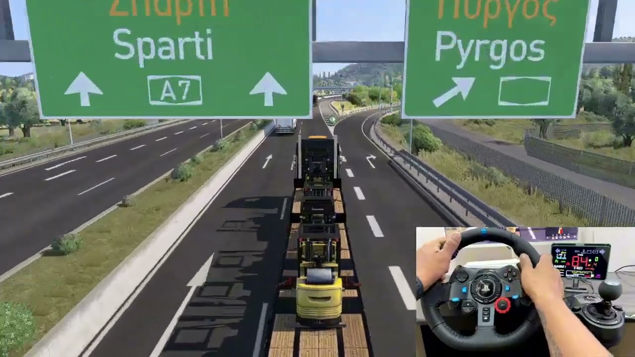 Euro truck simulator 2 | logitech G29 Gameplay [ep_02] #eurotrucksimulator2 #ets2 #logitechg29