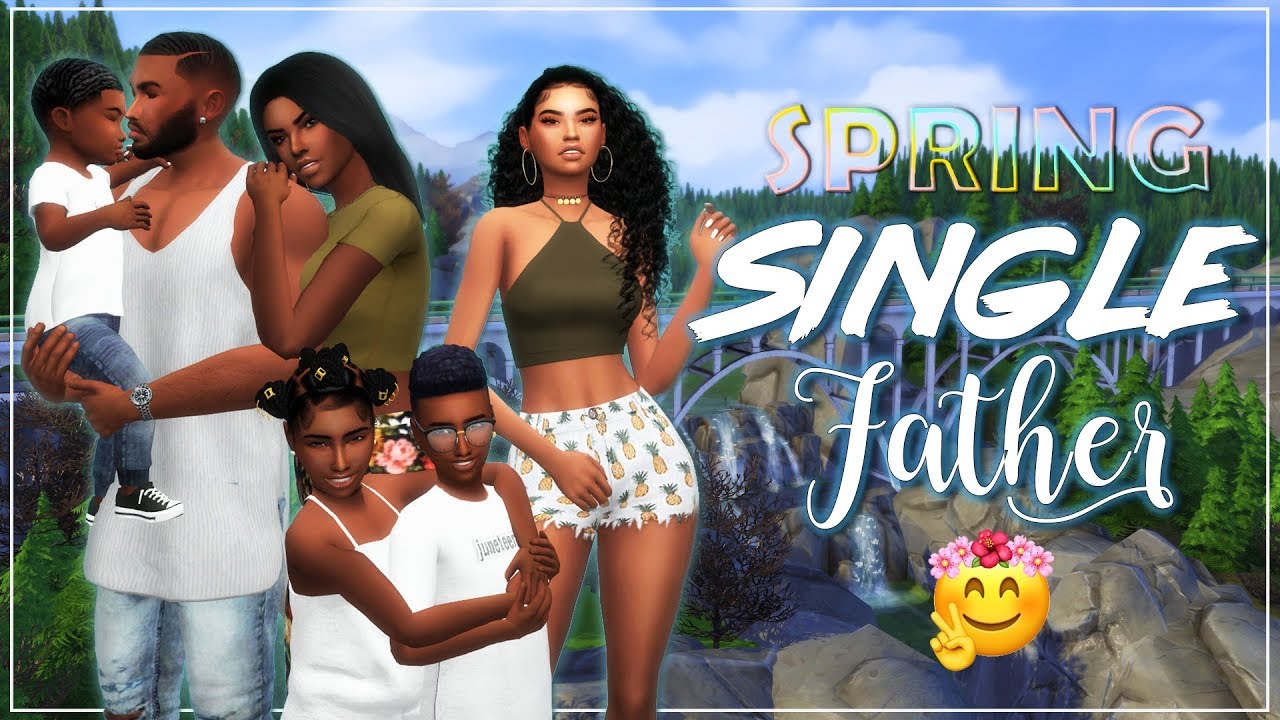 The Sims 4 🎣 Single Father 🎣 CAS Spring Makeover 🌺