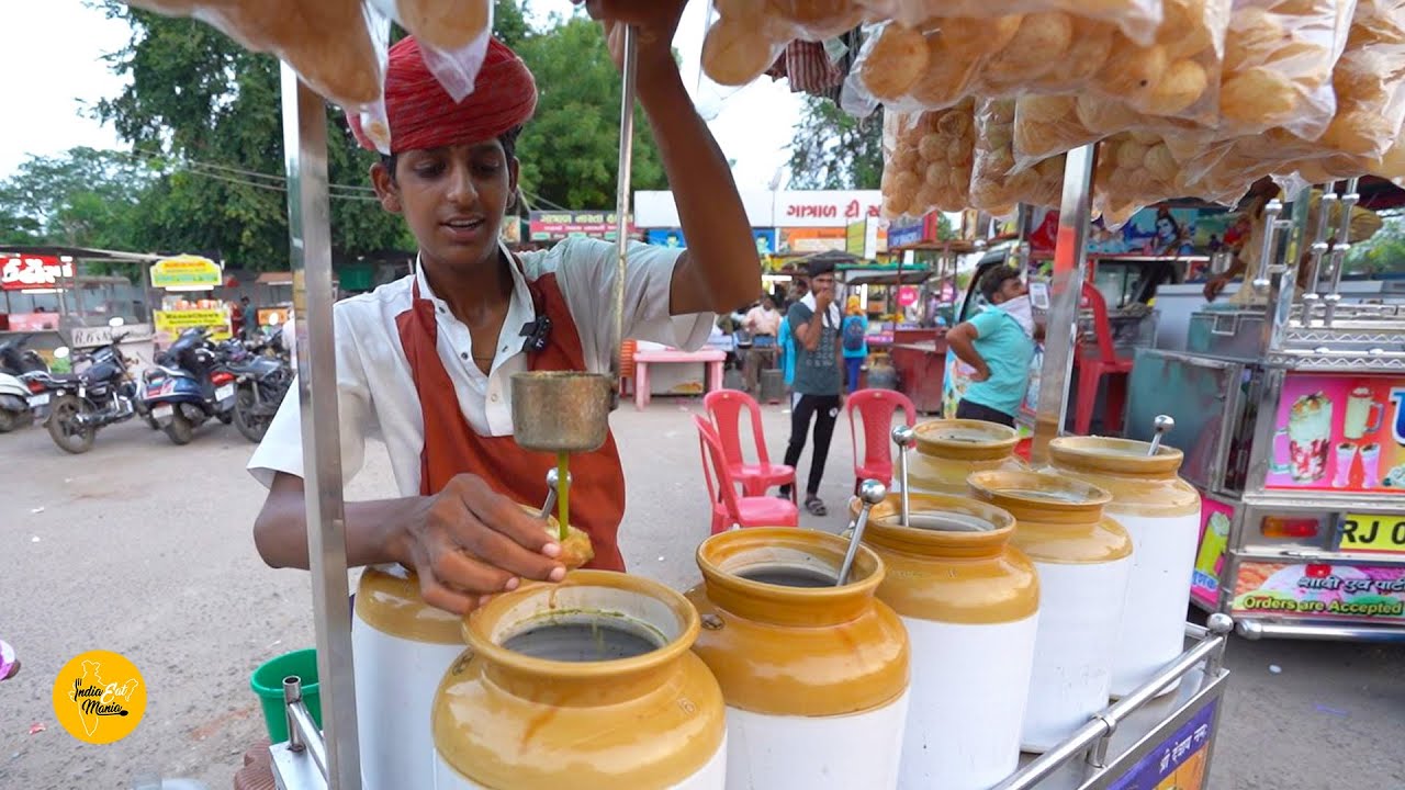 Ahmedabad Special PaniPuri With 7 Different Flavours Of Water Rs. 20/- Only l Ahmedabad Street Food