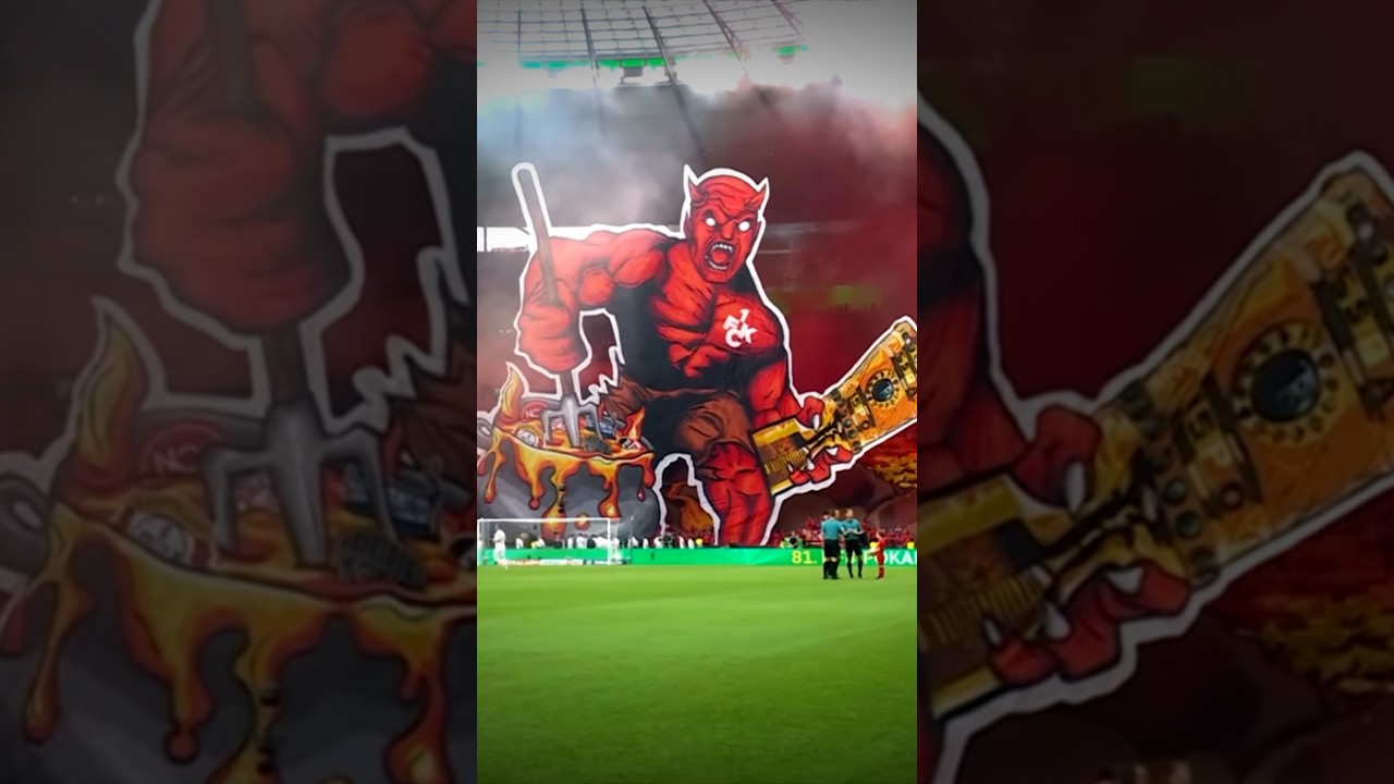 1. FCK Ultras Choreo im DFB Pokalfinale in Berlin 2024 #betze #ultras #lautre