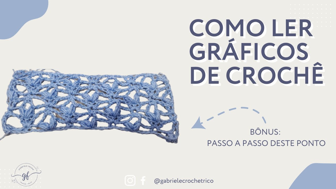 COMO LER GRAFICOS EM CROCHE