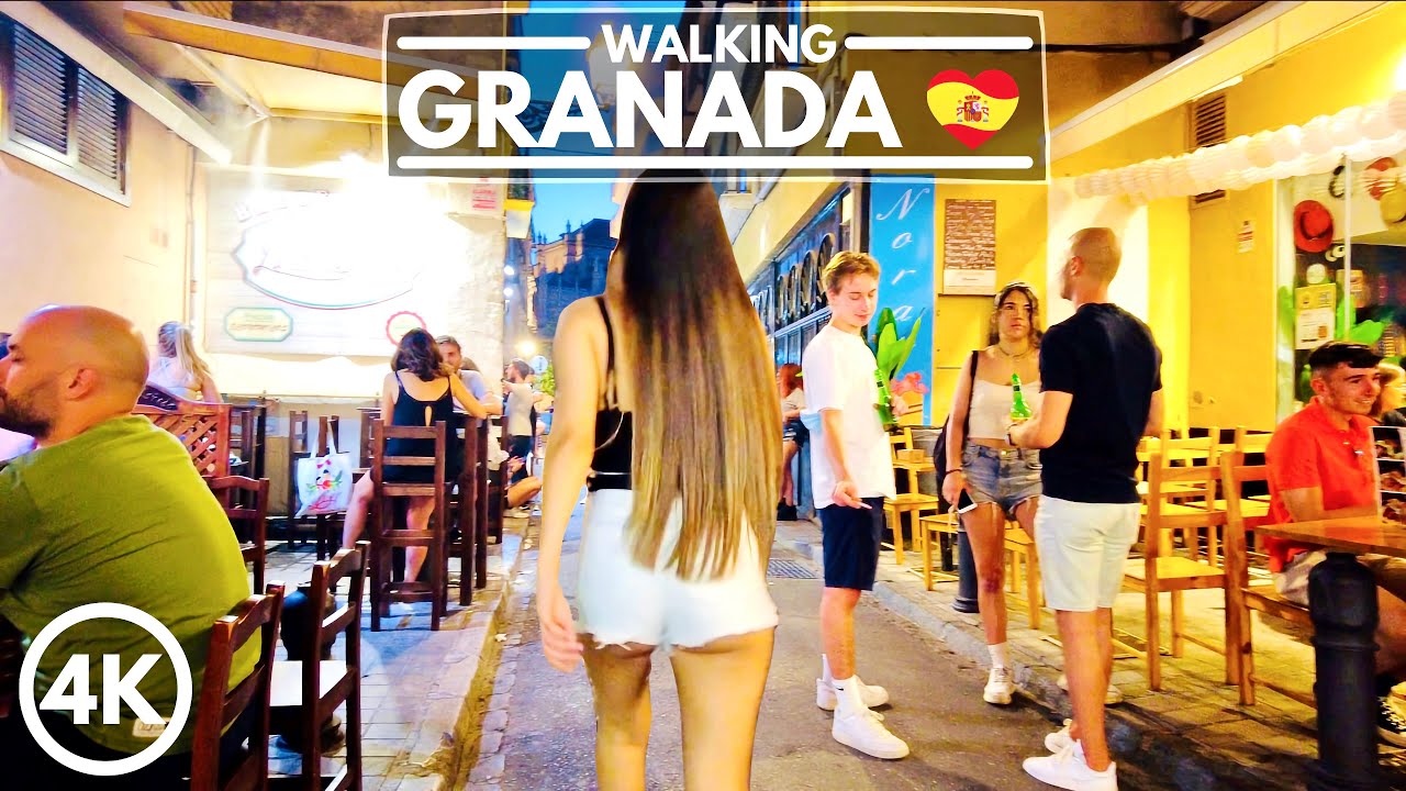 🇪🇸 GRANADA Nightlife is INCREDIBLE! Spain City Walking Andalucia 2021