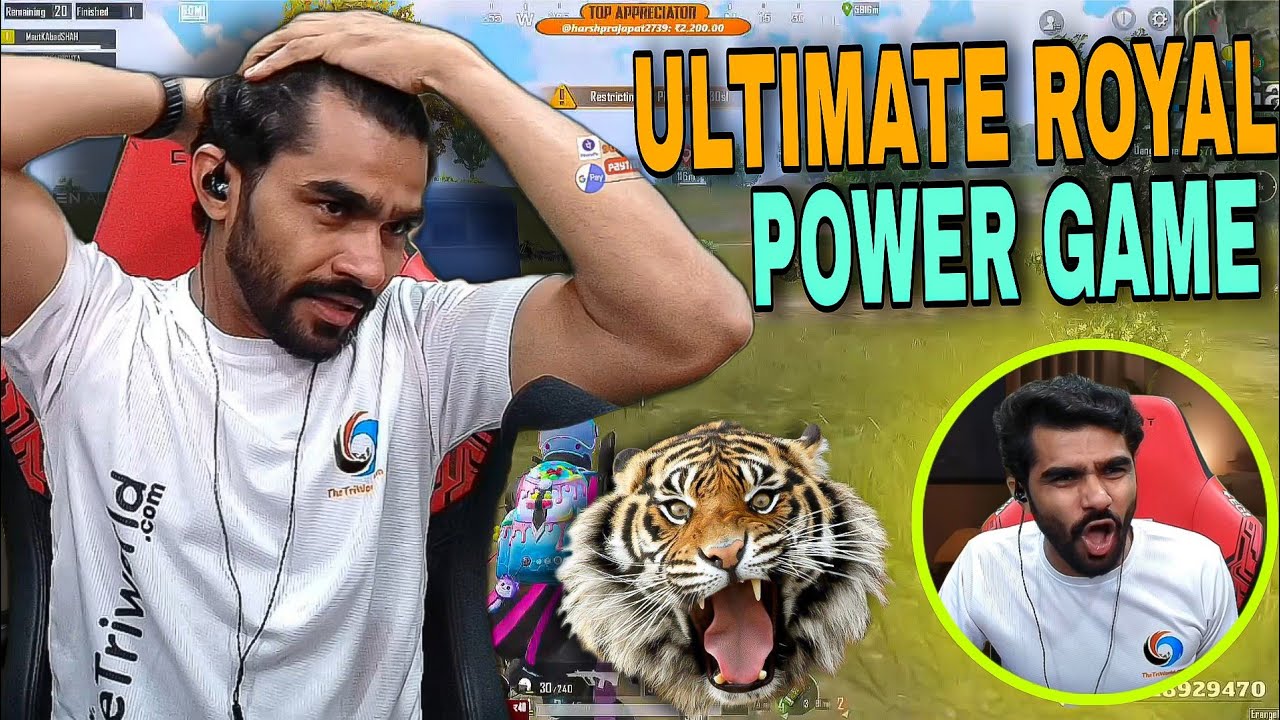 Shreeman Legend Most Serious Gameplay In Ultimate Royal | Only Ting Ting Gameplay Ft Shreeman Legend