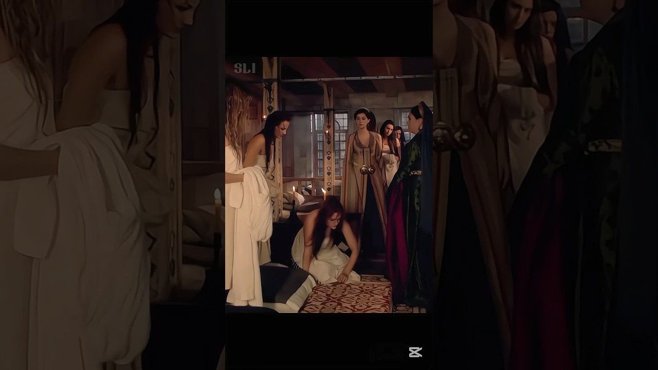 Hurrem Sultan's first day at Ottoman palace.. #hurrem #ottomanempire #seriesloverinternational