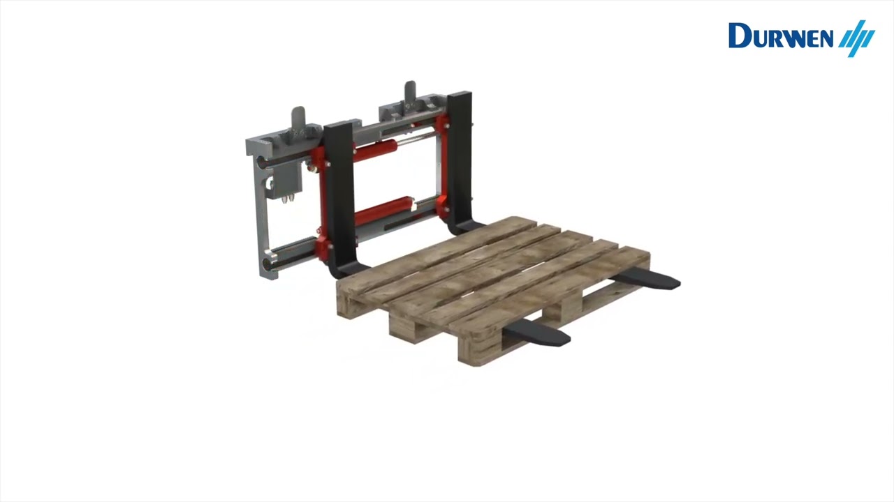 Durwen Zinkenverstellgerät / Fork positioner RZV 30 Mietflottenausführung