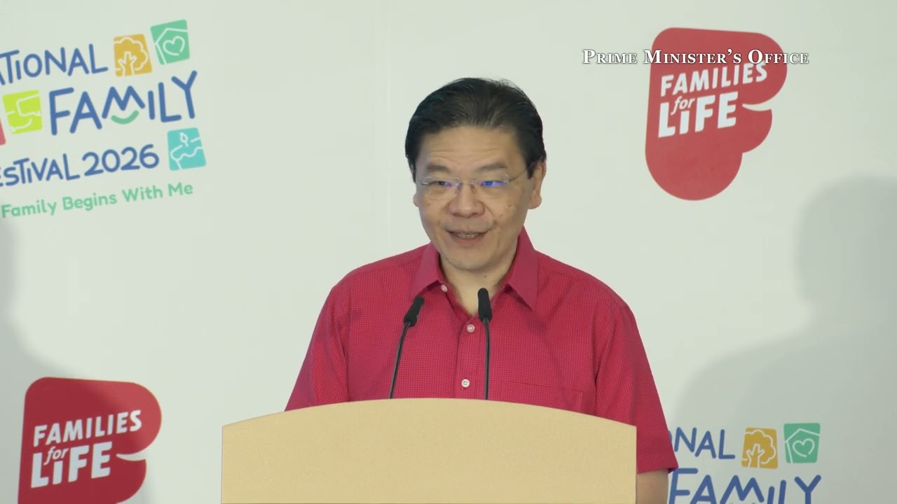 PM Lawrence Wong at National Family Festival 2026