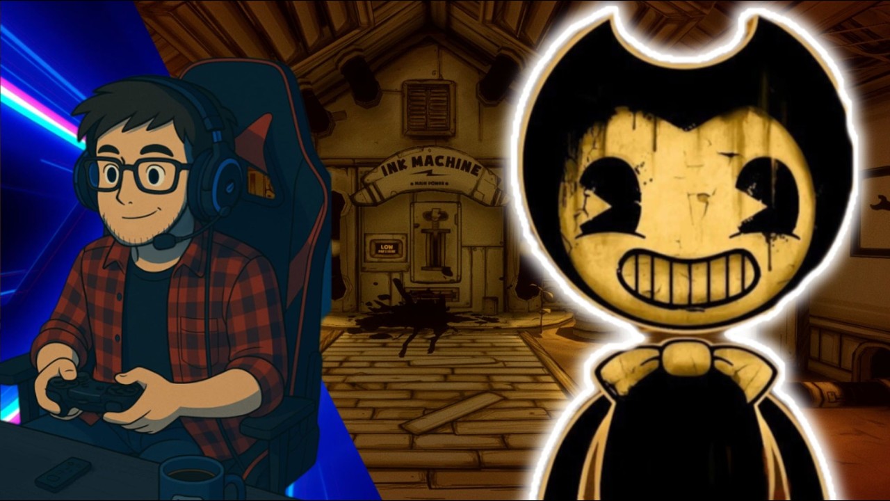 🔴Vamos jogar Bendy and the Ink Machine PELA PRIMEIRA VEZ