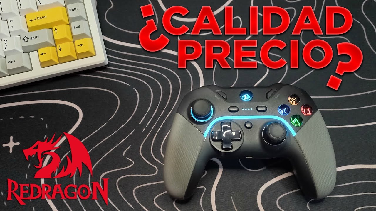 Review y Analisis del Mando Redragon Harrow G808 Pro