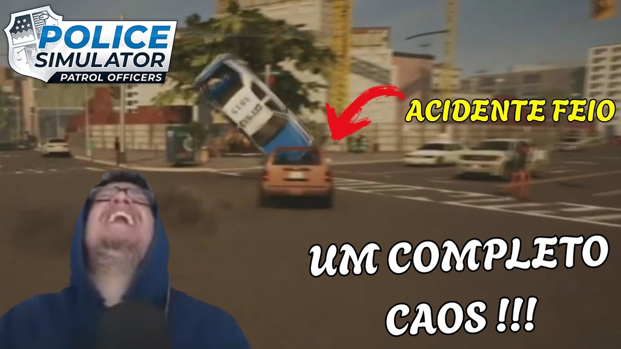 A GENTE NÃO SERVE PRA SER POLICIAL MESMO | Police Simulator Patrol Officers | ft. Joãozinho