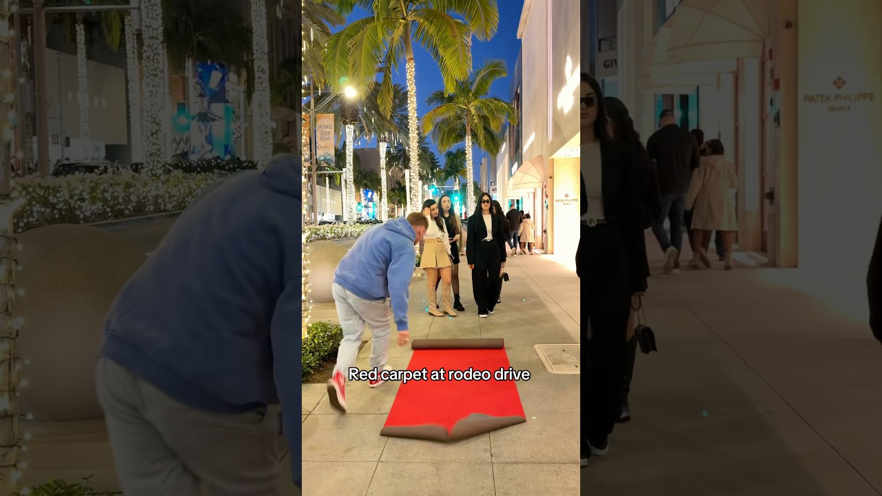 Obserwuj, aby zobaczyć więcej ✅🙂 #mrdallars #redcarpet #rodeodrive #beverly #shortvideo