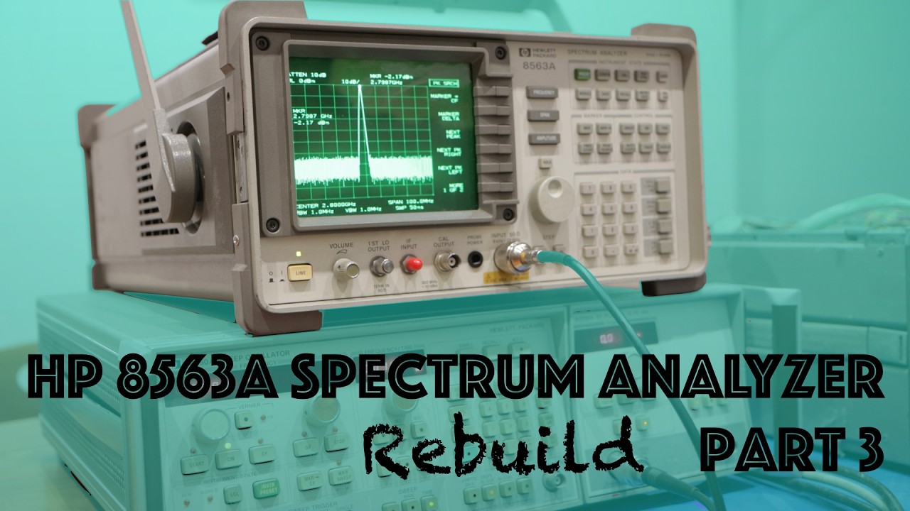 HP 8563A Spectrum Analyzer – Part 3: Fixing the Attenuator & YTF Recalibration