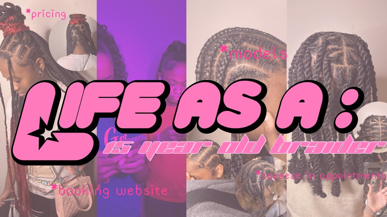 LIFE AS A: 15 year old braider | models, booking website, etc.. | (ENTERTAINING) | @jadarenaye
