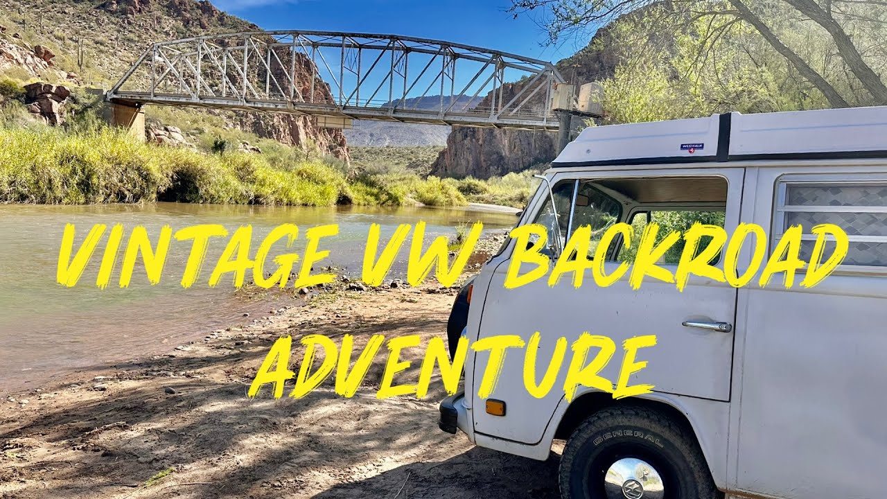 VW Bus off-roading to Aztec Peak Az. 