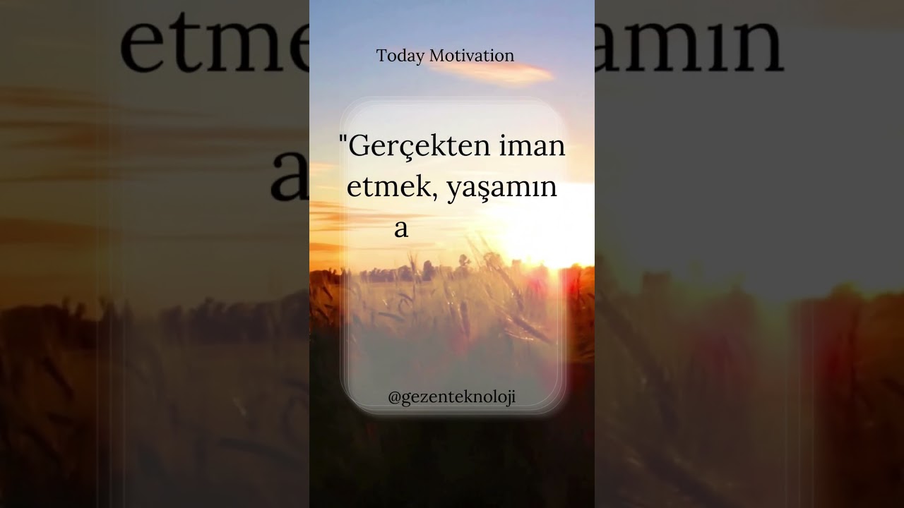 Motivasyon İman 8