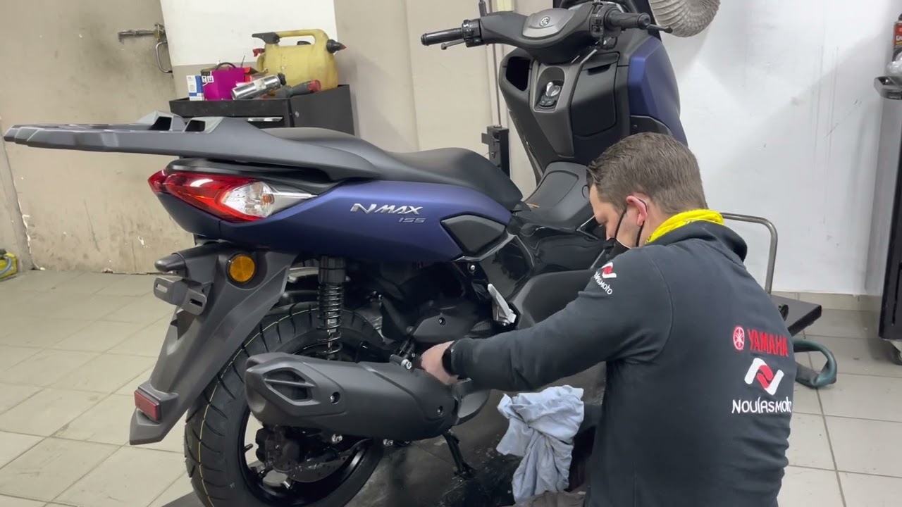 YAMAHA N-MAX 155 2022 phantom blue / Unboxing