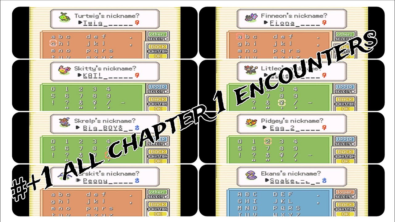 Chapter 1: all my encounters 