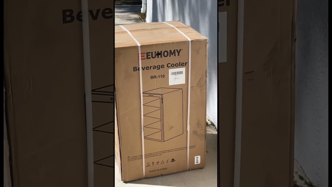 Euhomy Beverage Cooler is #perfect for my at home #coffeebar #minifridge