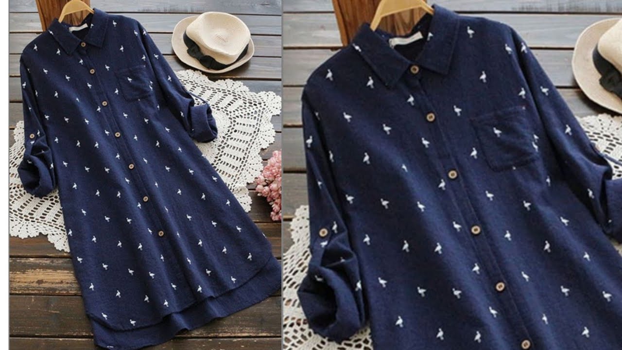new design shirt up and down kurti 2023 | cutting and stitching