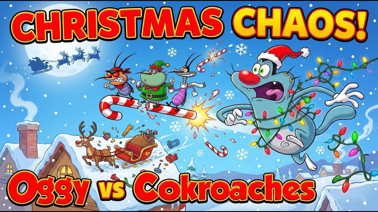 Oggy and the Cockroaches | North Pole Christmas Chaos Adventure 🎄❄️ Full Episode 20 HD