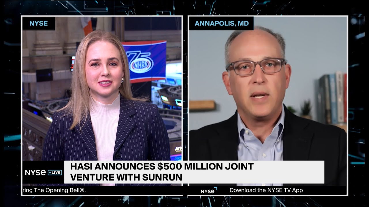 Jeff Lipson Joins NYSE TV to Discuss Sunrun JV, Clean Energy Investment Outlook