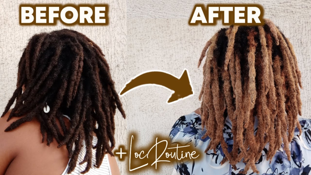 Dyeing My Locs GOLDEN BROWN + Loc Moisture Routine