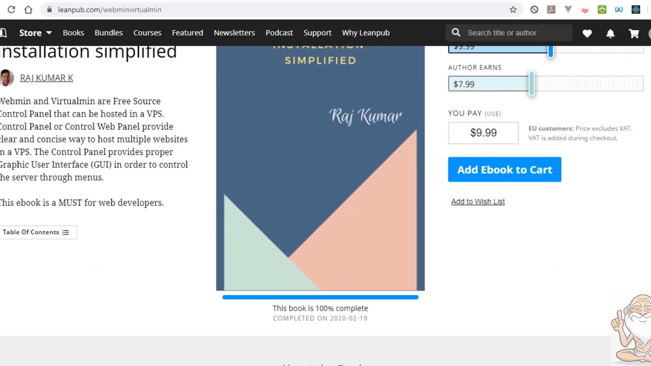 Ebook Webmin Virtualmin VPS website Cpanel Free Open Source hosting and deployment in Linux Server