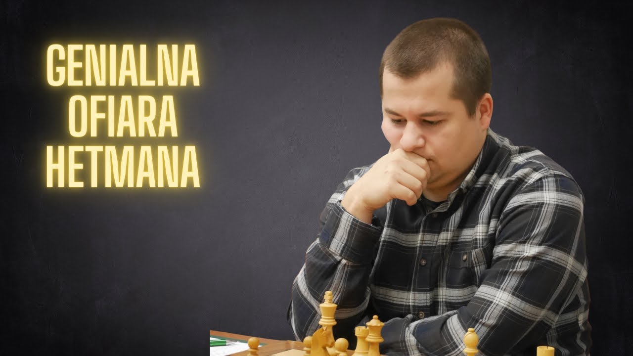 FENOMENALNA OFIARA HETMANA. PARTIA TURNIEJU? Gnojek - Goluch, Drużynowe Mistrzostwa Polski - I liga.