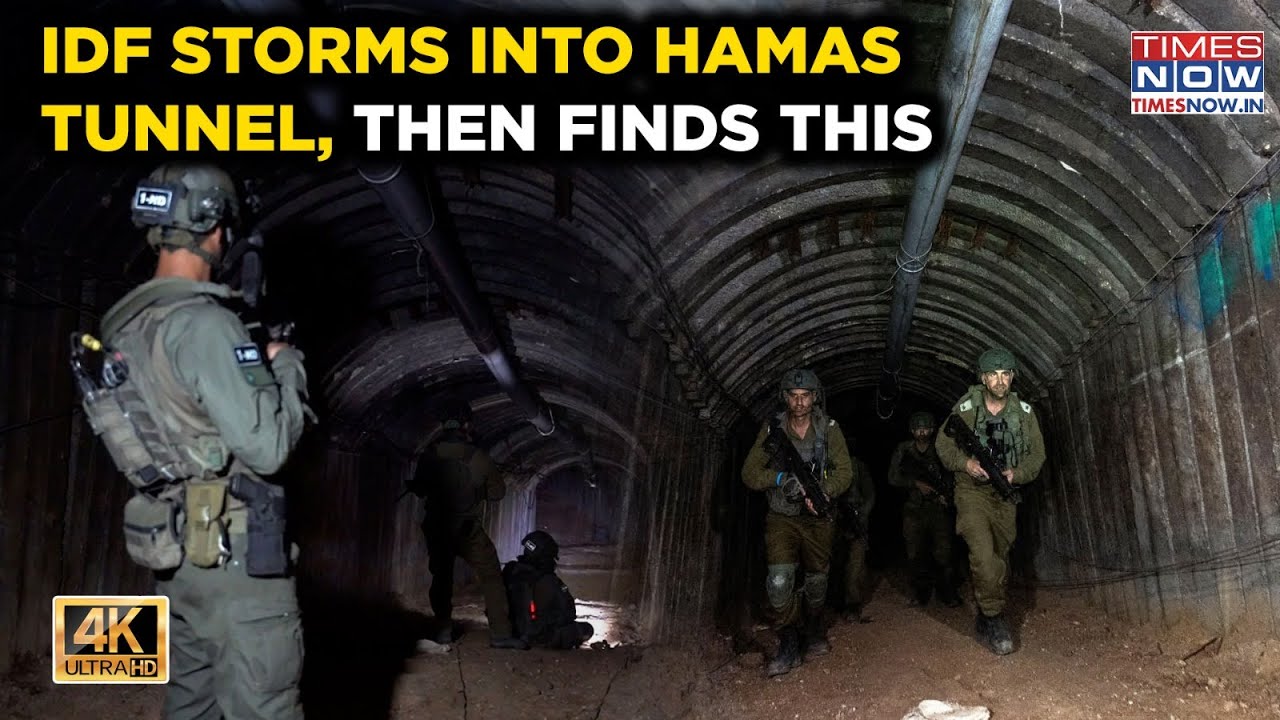 IDF Troops Storm Into Hamas Tunnel, Then Find This| Gaza Operations | Israel Vs Hamas | 4K | Raw