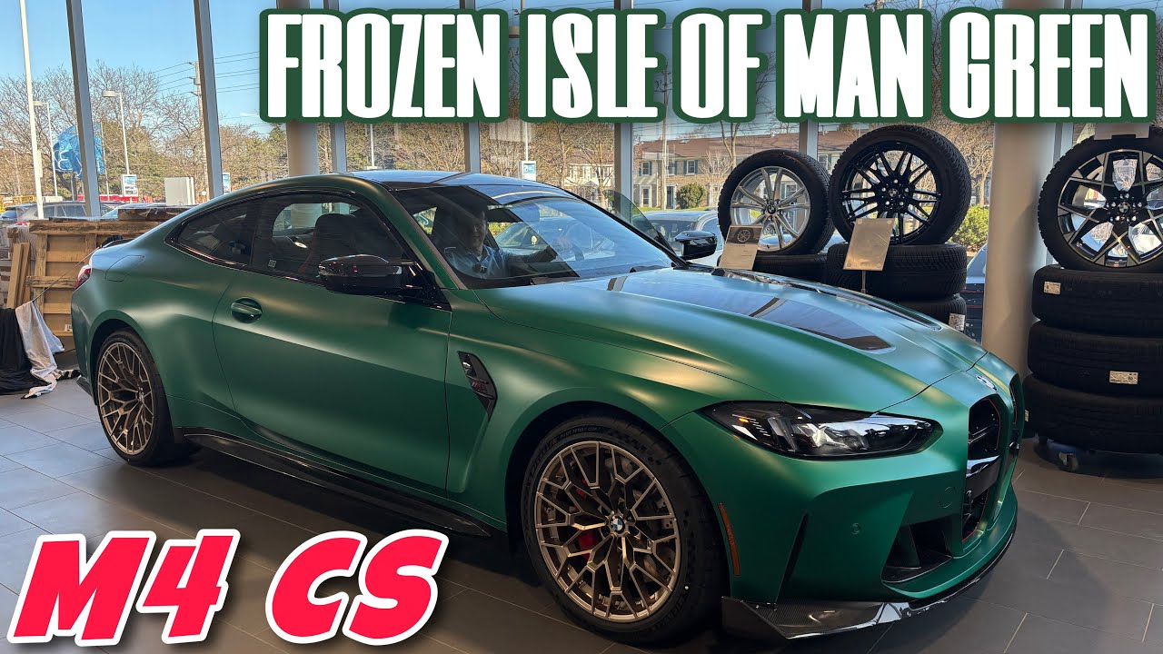 NEW 2025 M4 CS LCI IN FROZEN ISLE OF MAN GREEN - Full Review
