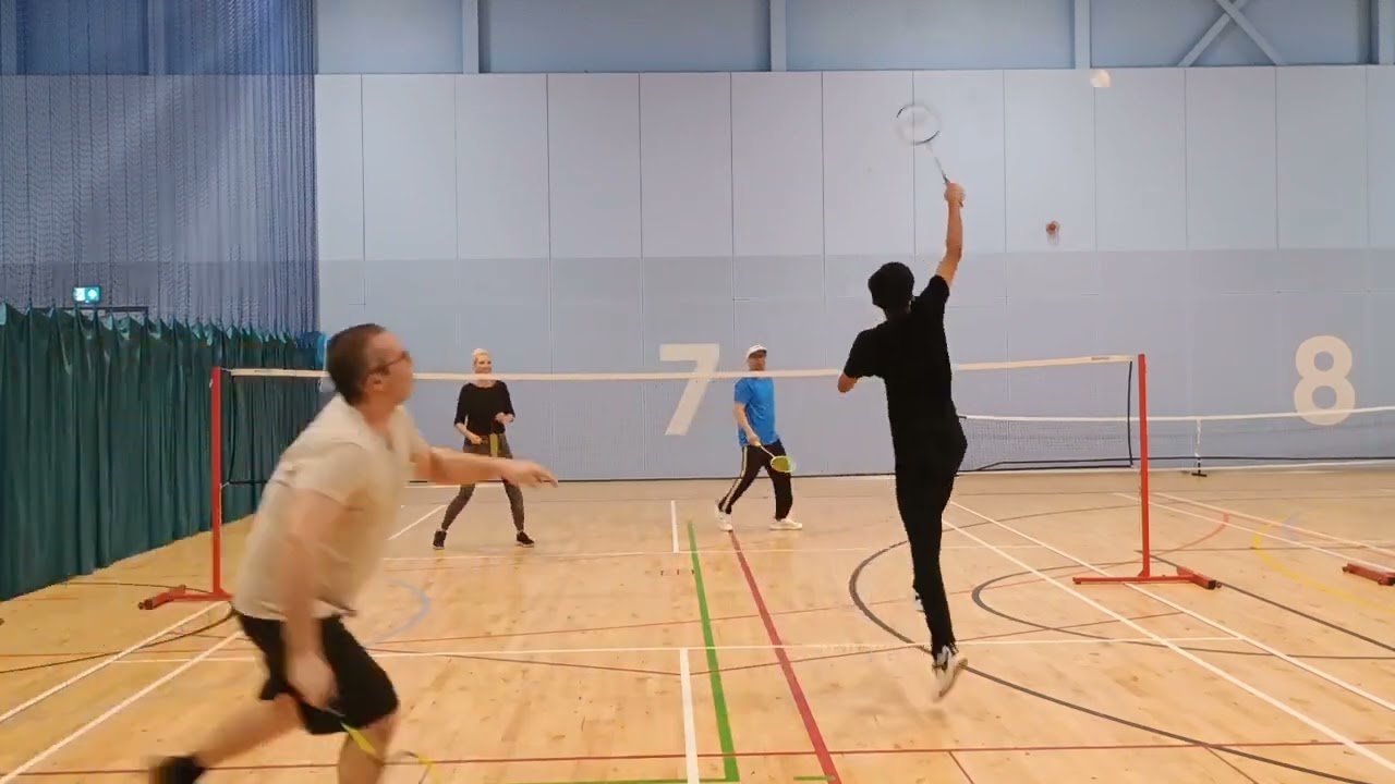 After-work team badminton 