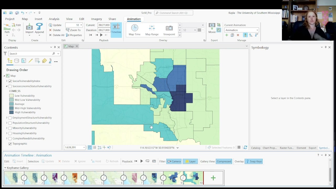 Introduction to Animated Maps in ArcPro: Using Keyframes