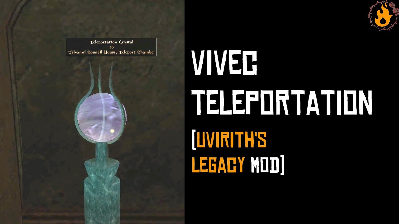 Uvirith's Legacy: Vivec Teleportation - Walkthrough (TES III Morrowind)