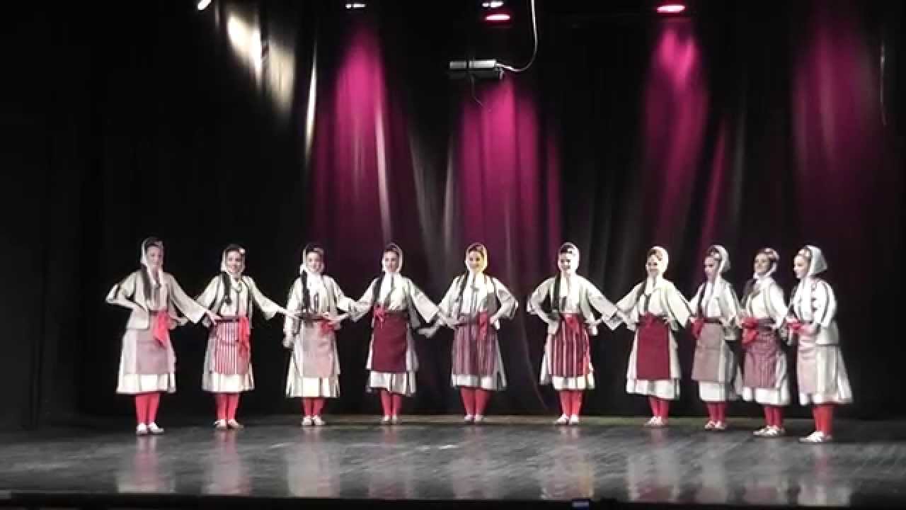 АКУД Шпанац - омладински Ансамбл - Женска македонска игра 2015