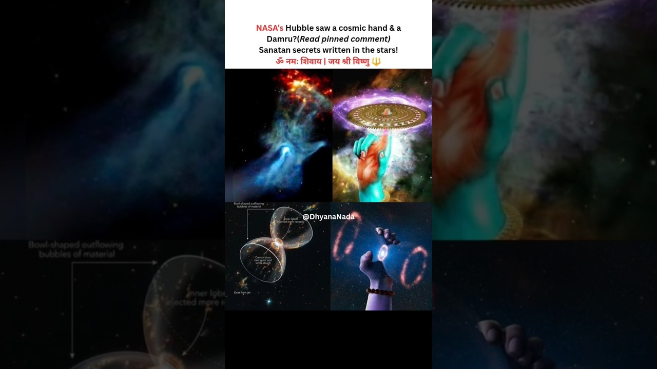 NASA&rsquo;s Hand of God Nebula & Shiva&rsquo;s Cosmic Damru? | Science Meets Sanatan Secret #spiritualeducation