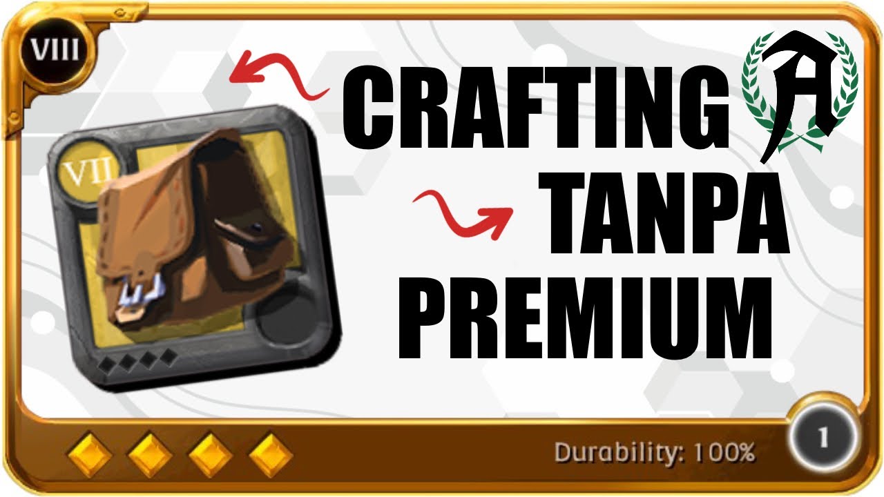RISET NEKAT! CRAFTING TANPA PREMIUM 2023! (RUGI ATAU TIDAK?!) - ALBION ONLINE INDONESIA EAST ASIA