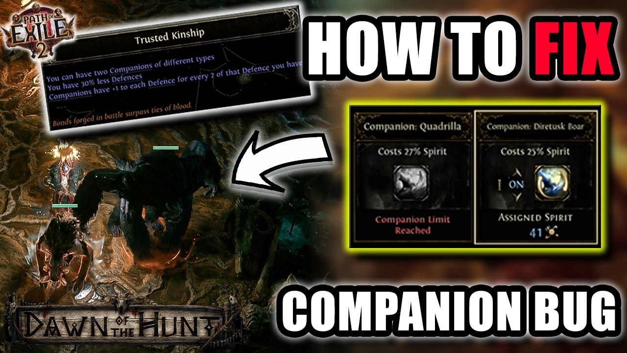 How to Fix the 2 Companion Bug | Path of Exile 2