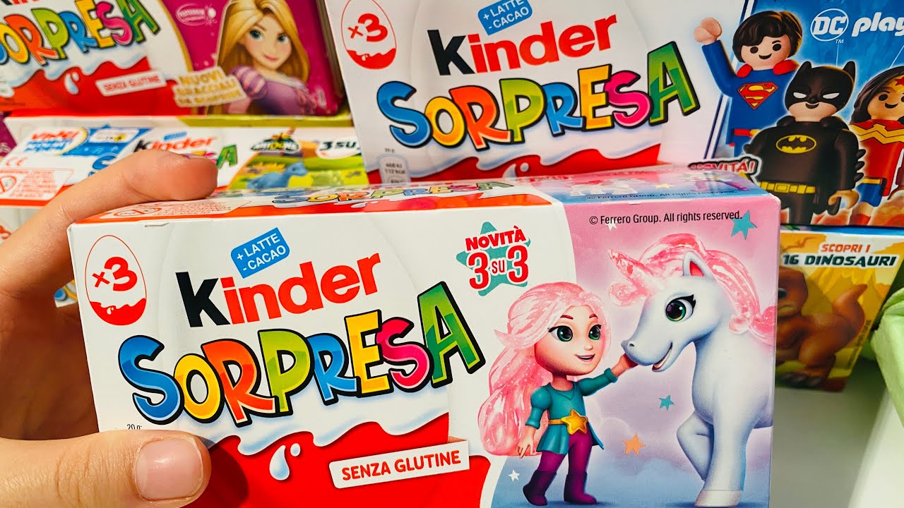 Kinder Surprise ASMR Unboxing 