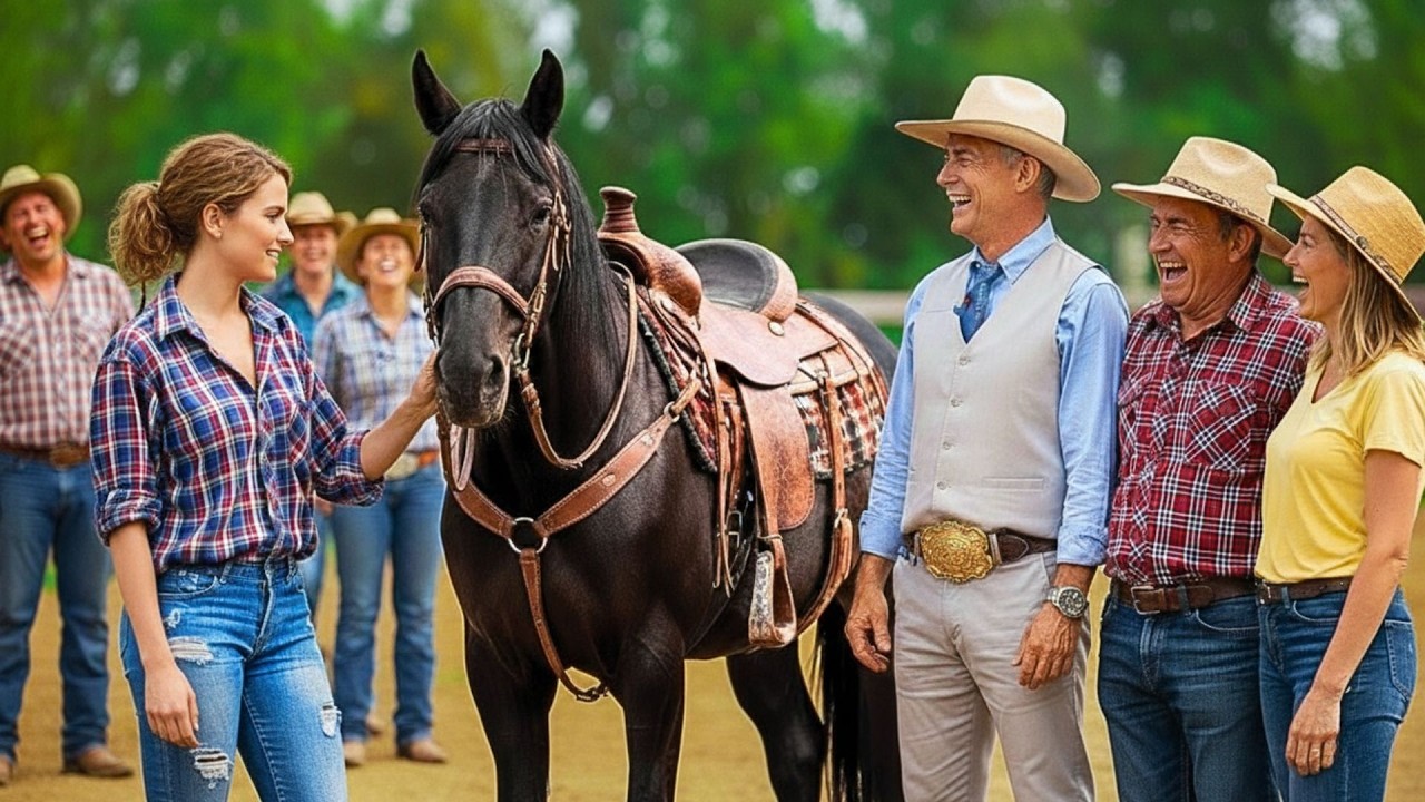 SE BURLARON CUANDO DIJO QUE DOMARÍA EL CABALLO… HASTA QUE SUBIÓ Y CALLÓ A TODOS