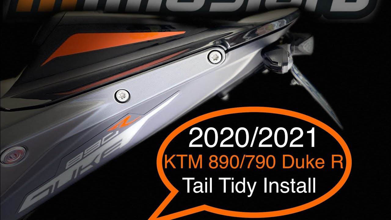 2020/2021 KTM 890/790 Duke R - Tail Tidy Install Mods (Mustard Bikes)