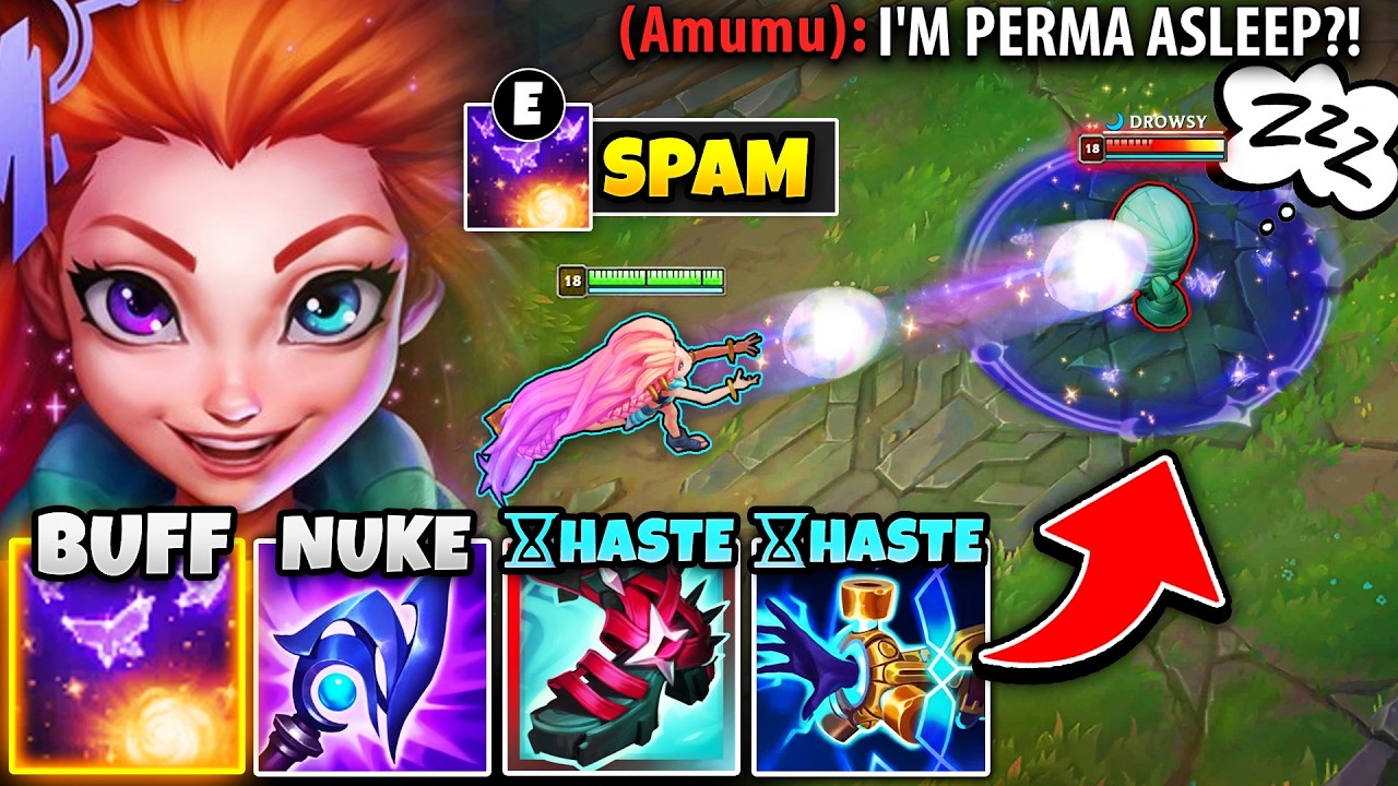 Zoe but I can put you to sleep infinitely with this full Haste build