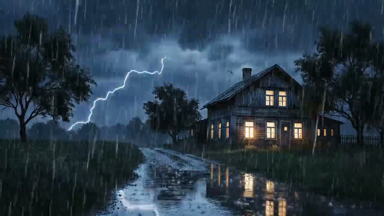 Thunderstorm & Heavy Rain Sounds ⛈️ | Deep Relaxation, Sleep & Stress Relief