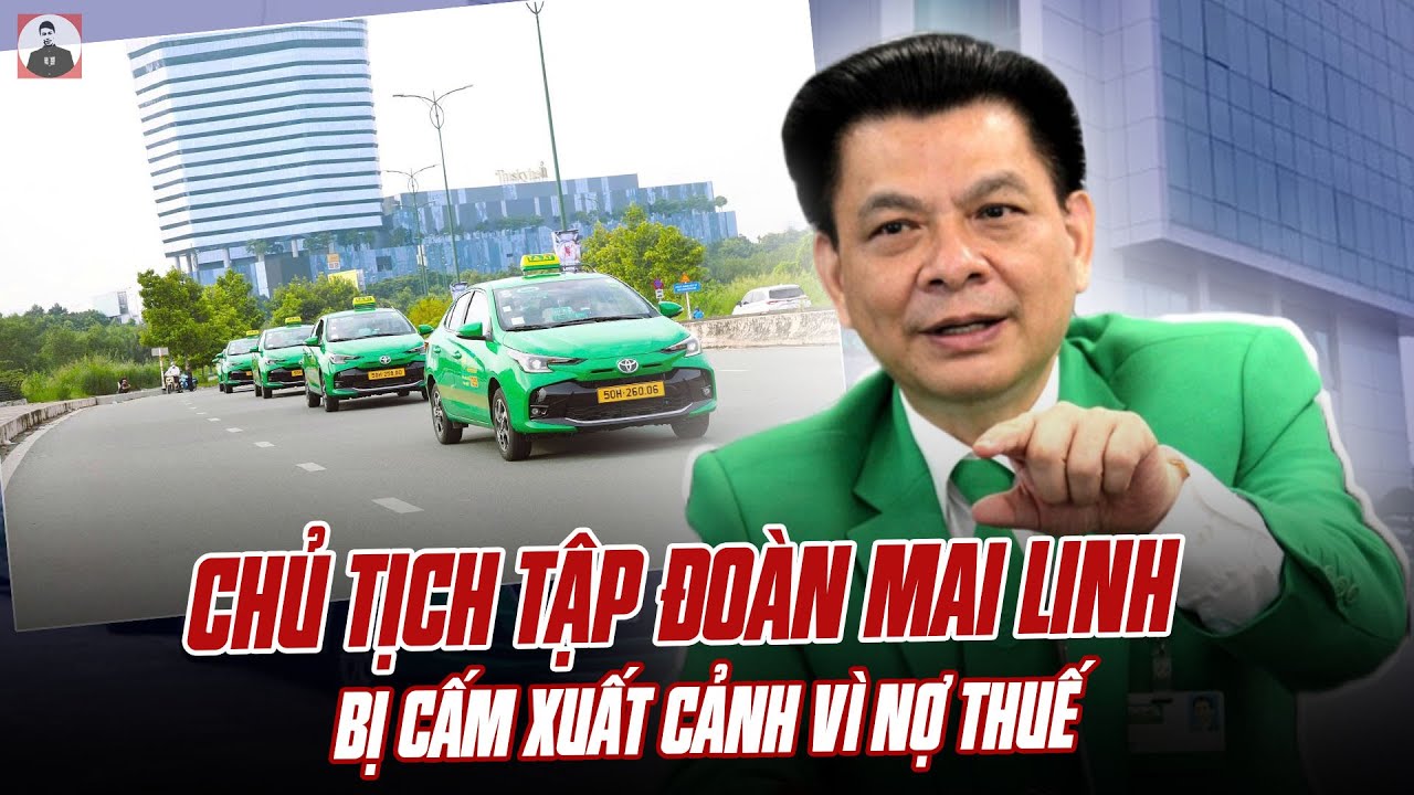 CHỦ TỊCH TẬP ĐOÀN MAI LINH BỊ CẤM XUẤT CẢNH VÌ NỢ THUẾ: TỪ ÔNG TRÙM NGÀNH TAXI MÀ GIỜ Ê CHỀ QUÁ