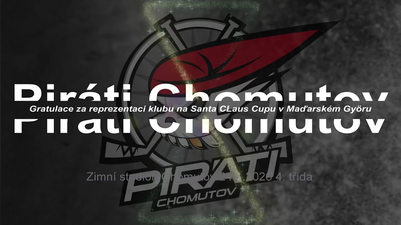 Piráti Chomutov - Gratulace 4.třída