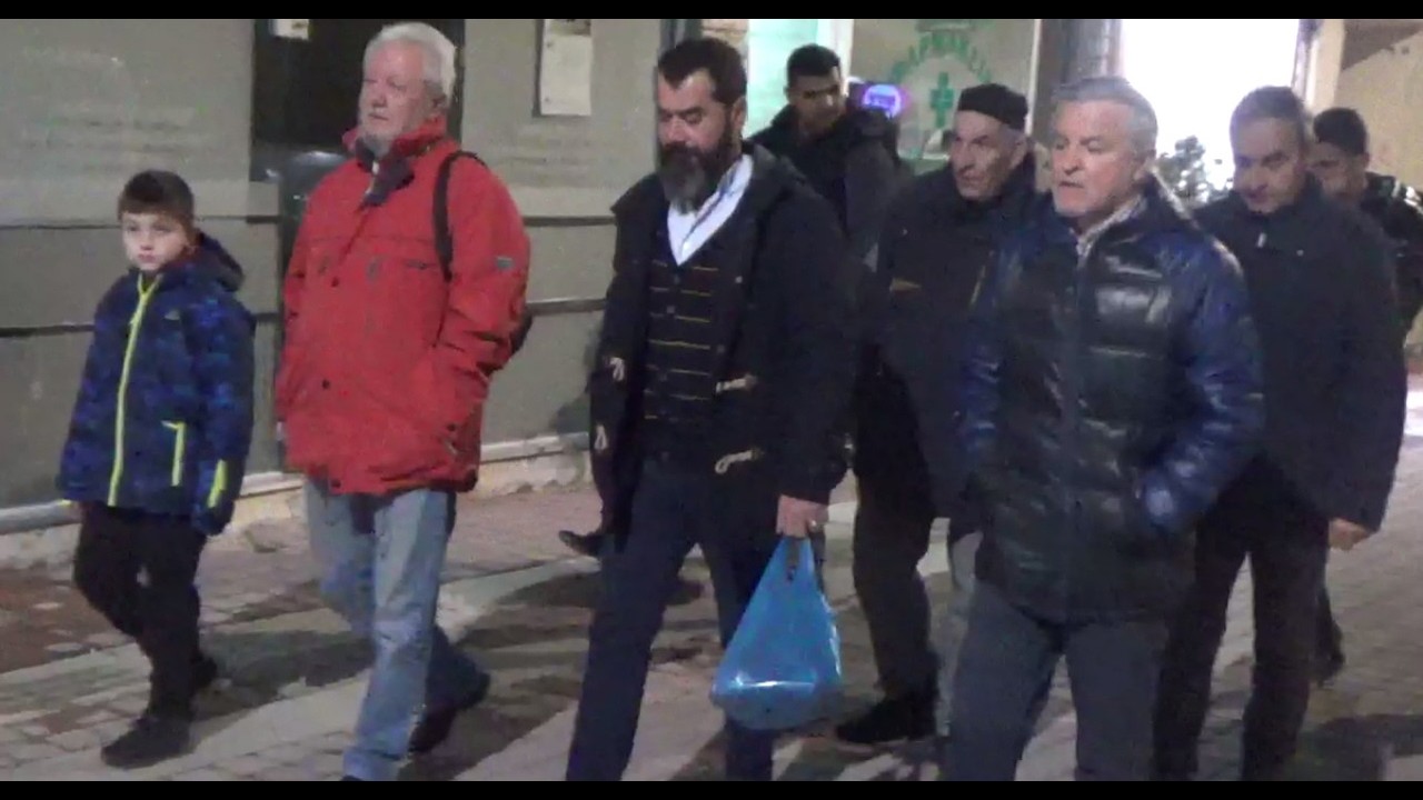 ΤΟ ΠΑΝΗΓΥΡΙ ΤΟΥ ΧΕΙΜΩΝΙΑΤΙΚΟΥ ΑΗ ΣΥΜΙΟΥ ΣΤΟ ΜΕΣΟΛΟΓΓΙ. ΠΑΡΕΑ ΑΡΜΑΤΩΜΕΝΩΝ ΑΠΑΝΩ ΑΓΟΡΑΣ.
