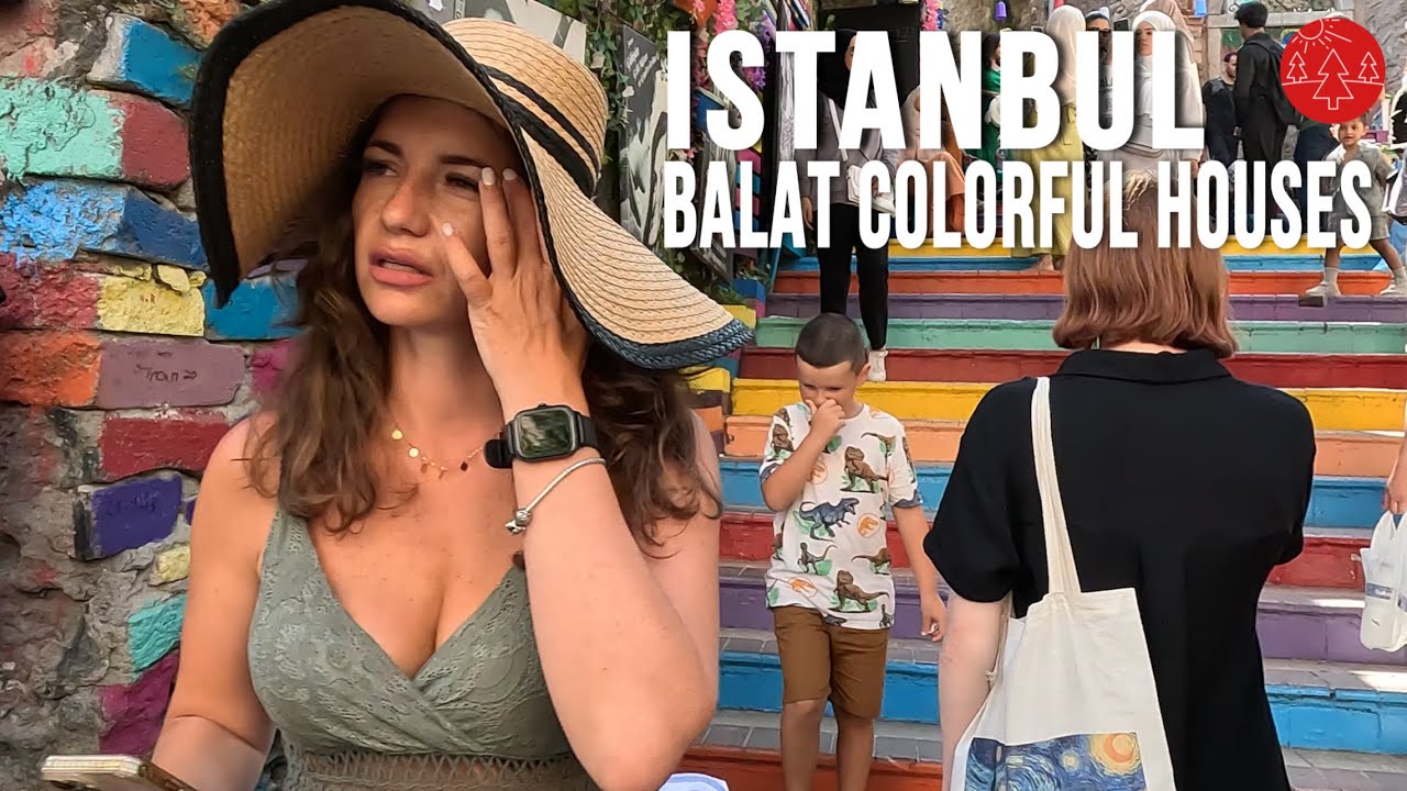 Balat Most Special And Colorful Neighbourhood In Istanbul Walking Tour |4K 60fps