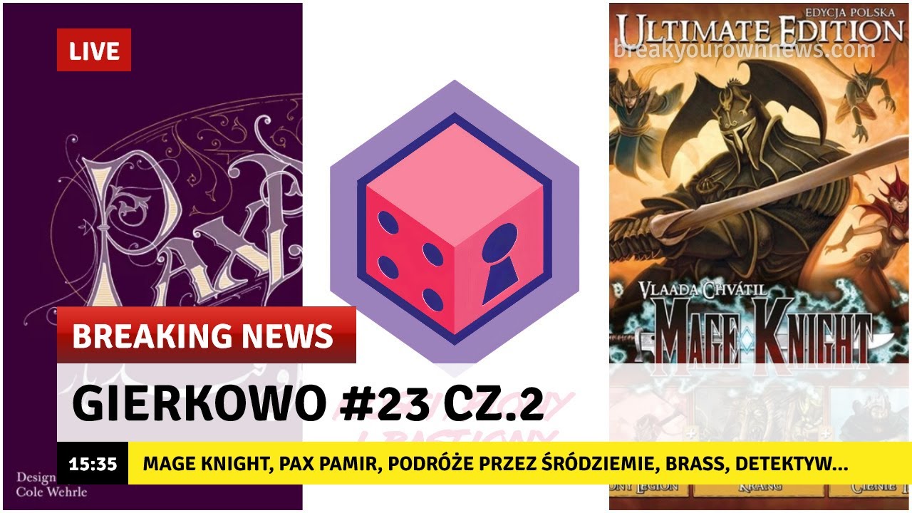 Gierkowo #23 cz.2 - Mage Knight, Brass  #Conan #Detektyw #Paxpamir #wladcynocy