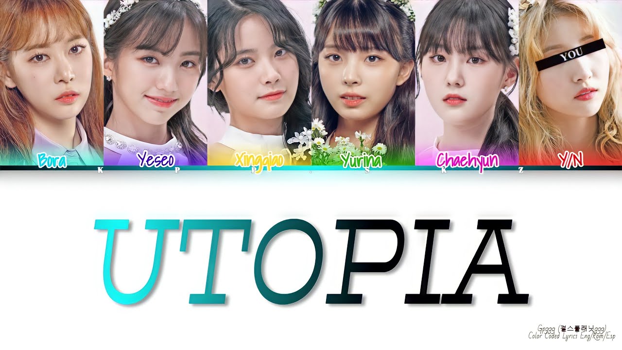 • [Karaoke] GP999 — Utopia [6 members ver] (Color Coded Lyrics Eng/Rom/Esp)