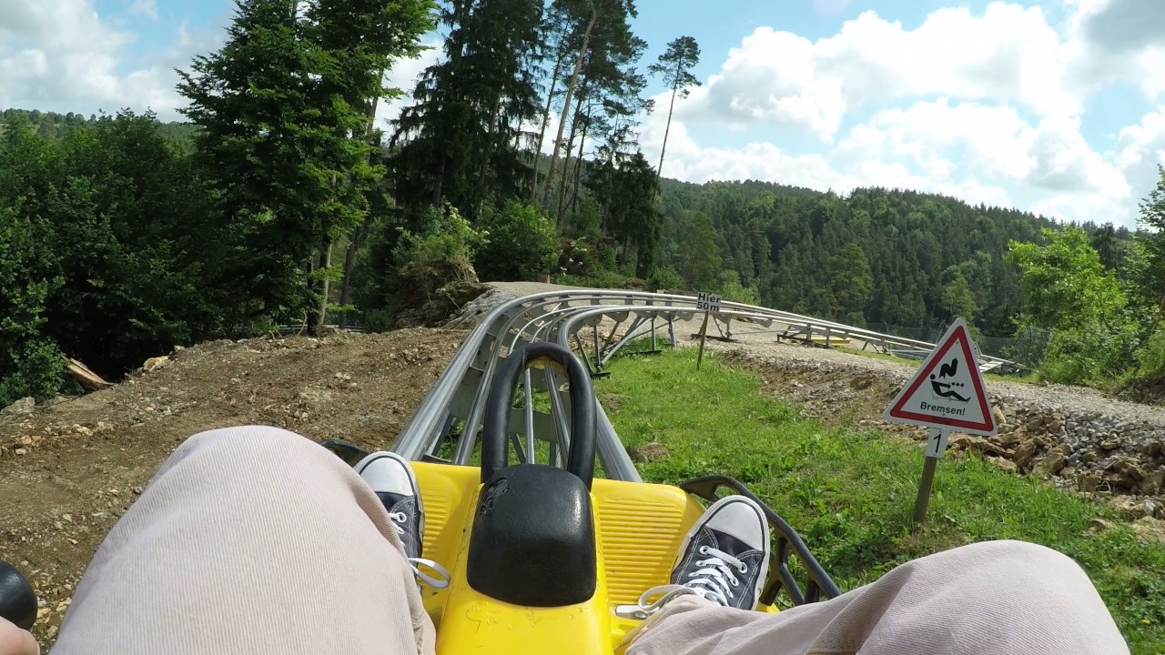 Alpine Coaster Sommerrodelbahn Pottenstein 2017 Onride